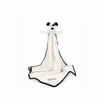 Jellycat Bashful Black & Cream Puppy Blankets UK | 89540AWGH